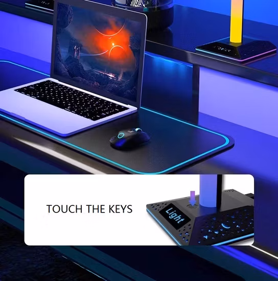 USB LED Desk Lamp, Touch Control Table Lamp with 3 Levels Brightness, Promotion Gift Smart Dimmable Home Office Desktop Lamp Eye-Caring Reading LED Desk Lamp