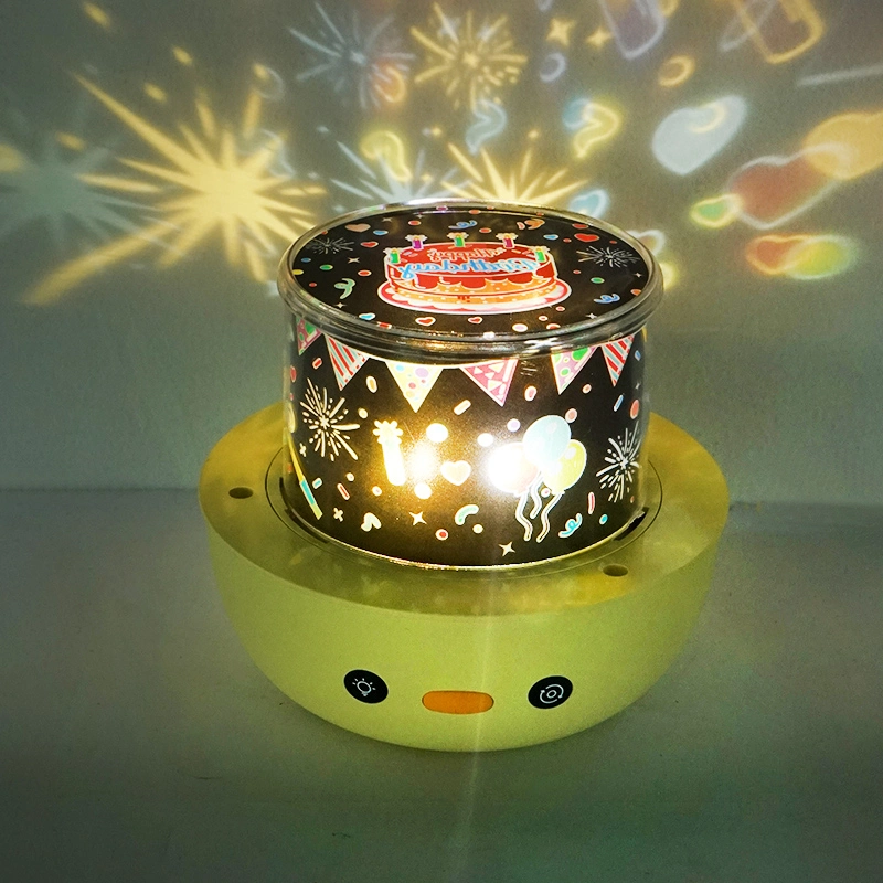 Crown Duck Elk Star Projection Light Bluetooth Music Night Light