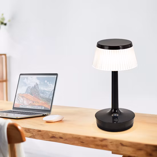 Sensor de toque sem fio luz noturna carregamento USB LED candeeiro de mesa regulável