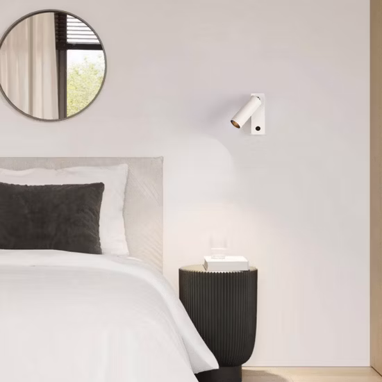 Nordic moderno mini decoração de casa quarto leitura desktop noite alumínio pvc acordar lâmpada mesa led