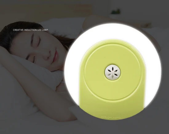 Iluminação led auto crepúsculo ao amanhecer crianças noite lâmpada de poupança energia casa iluminação sensor movimento luz led plug night light